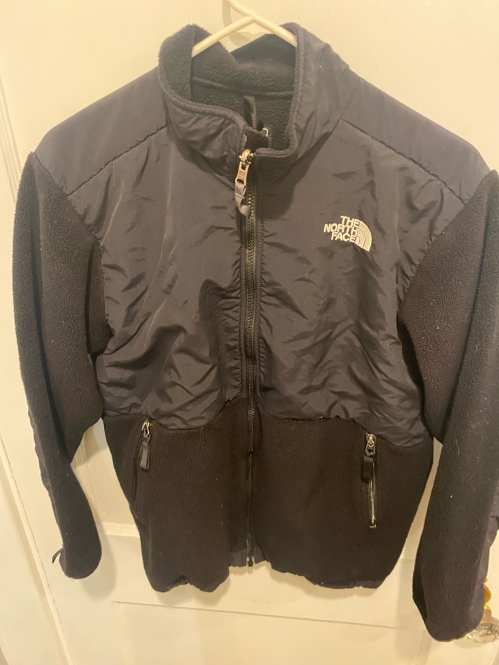 The North Face Black Two-Tone Fleece Jacket read description
